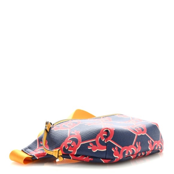 Gucci Coated Canvas Interlocking G Snail Childrens Belt Bag Blue - Picture 3 of 6